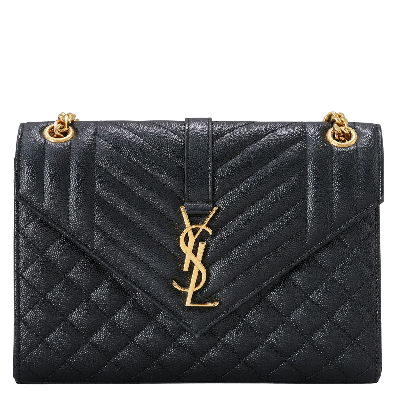 YVES SAINT LAURENT(USED)생로랑 487206 엔벨로프 체인 숄더백